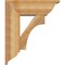 Ekena Millwork Westlake Traditional Rough Sawn Bracket w/ Offset Brace, Western Red Cedar, 8"W x 22"D x 26"H BKT0806X22X26WTL01RWR - alternate 3